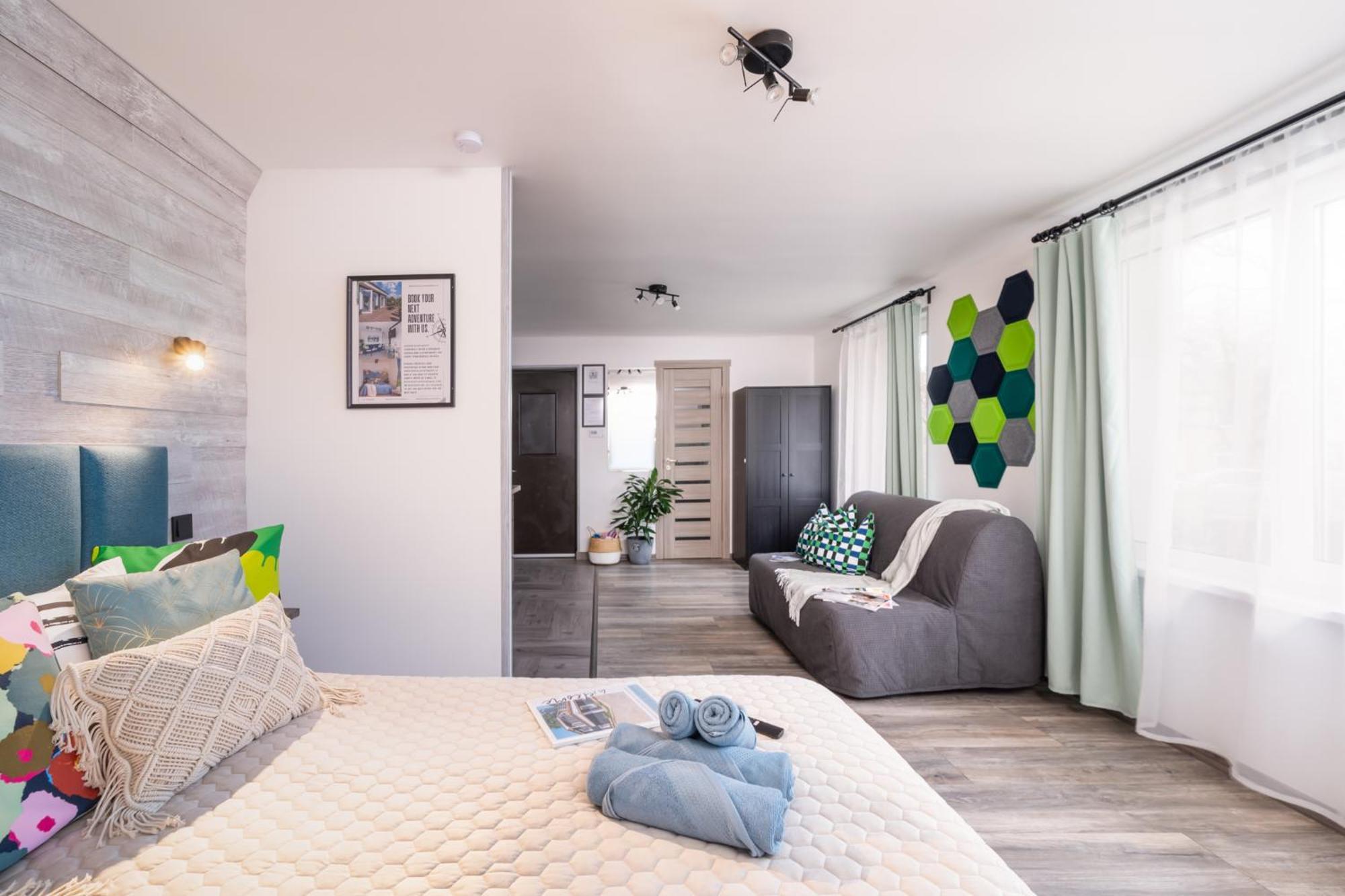 Green Garden & Private Parking Apartments With Playground Riga Luaran gambar